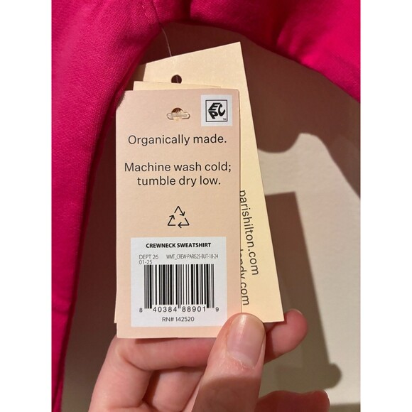 NWT Monica & Andy Pink Butterfly Sweatshirt - 18-24M - Picture 4 of 4